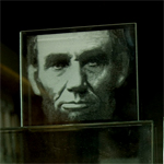 Lincoln etched