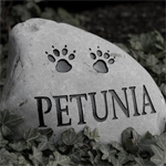 pet memorial stone